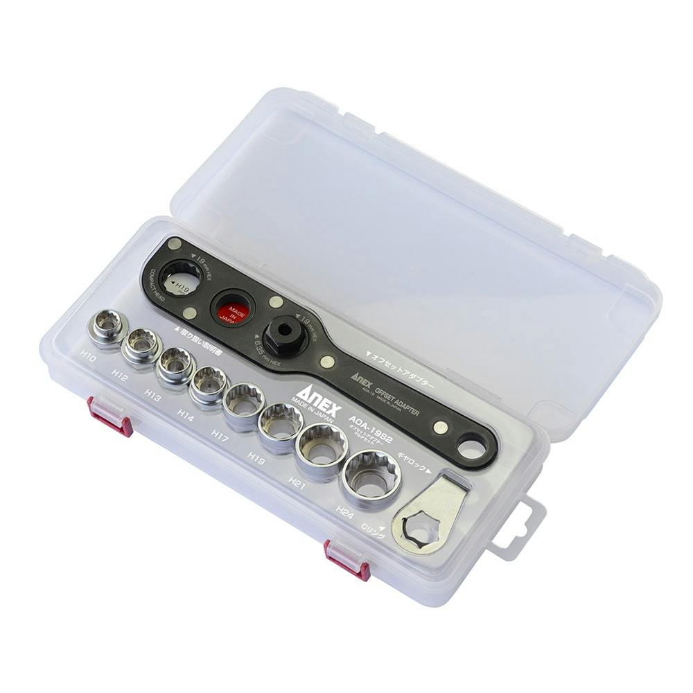 ANEX アネックス オフセットアダプター ソケットセットS2 AOA-19S2