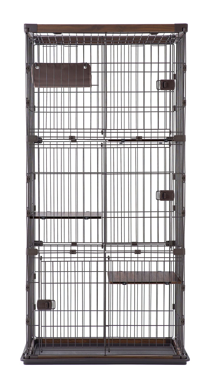 ウッディ キャット ケージ 3段【アイリスオーヤマ ペット用品】 猫