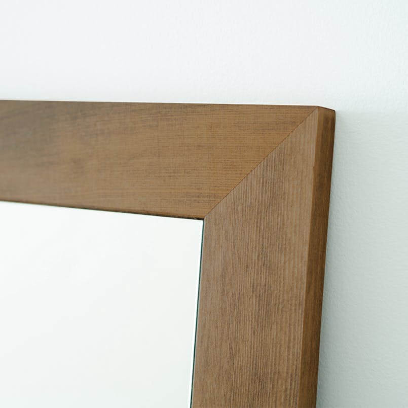 日本製】【幅広枠ウォールミラー(幅60×高さ108cm)(アンティーク