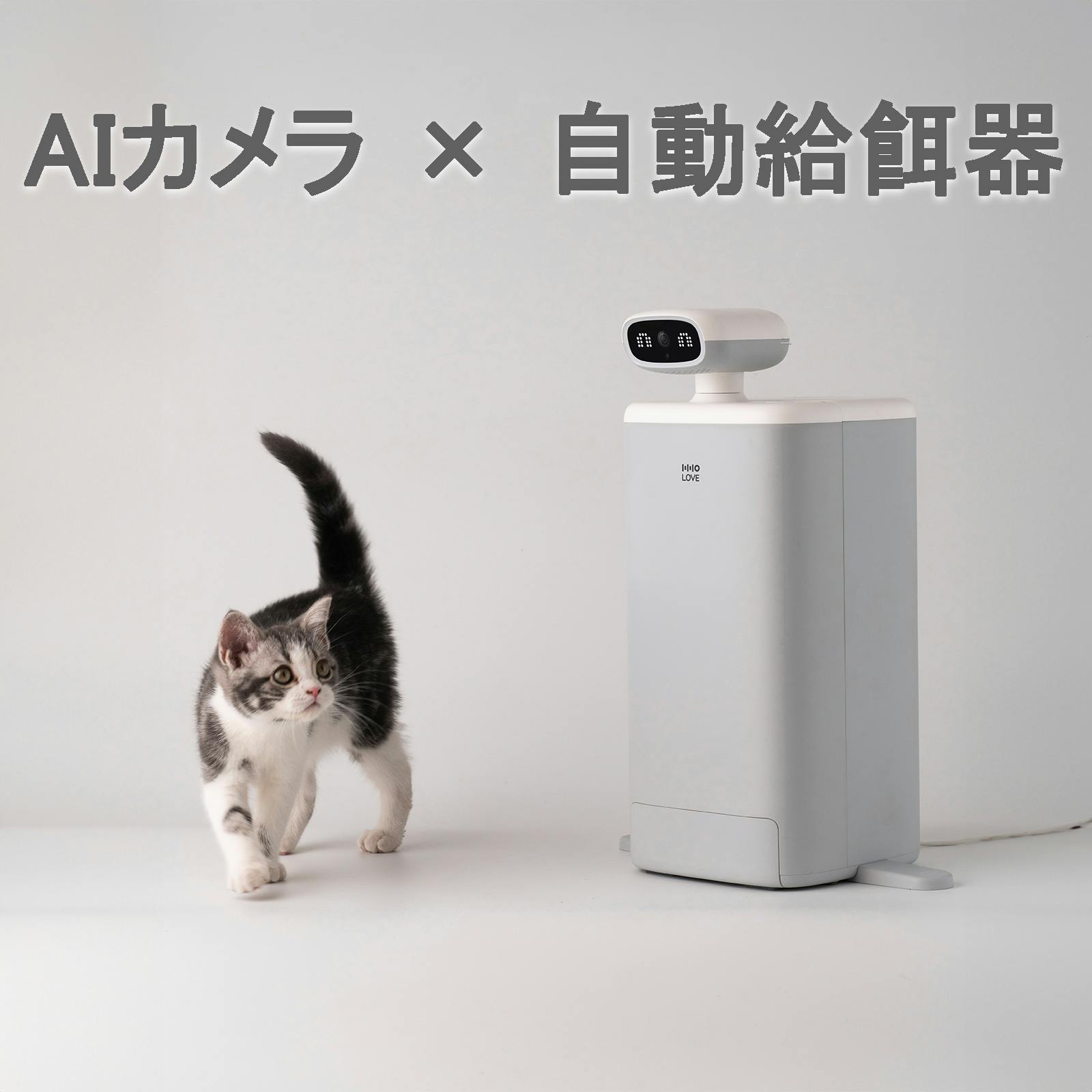 猫用スマートコンパニオンロボット OSitter AI 360ビュー 見守りカメラ