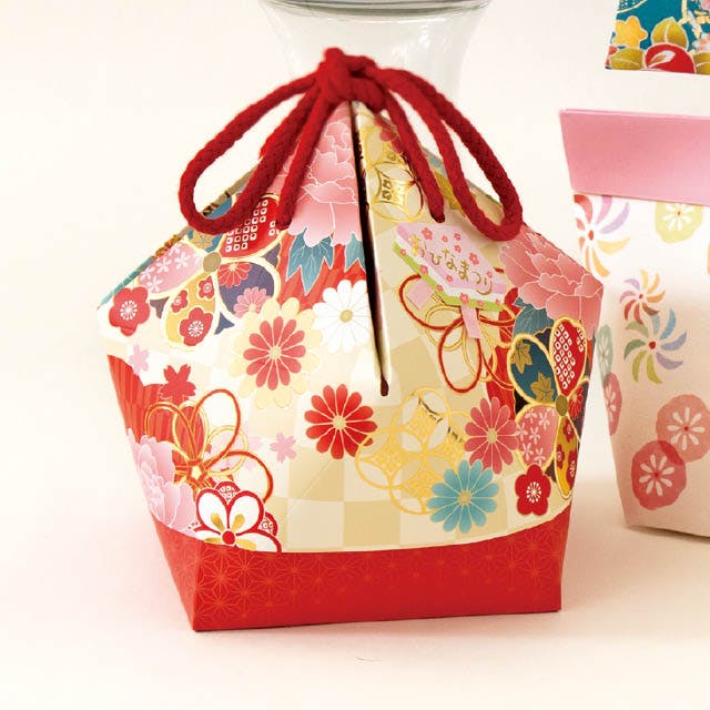 ヘッズ BOX－紙 W170(120)×D170(120)×H165mm 和風ギフトボックス