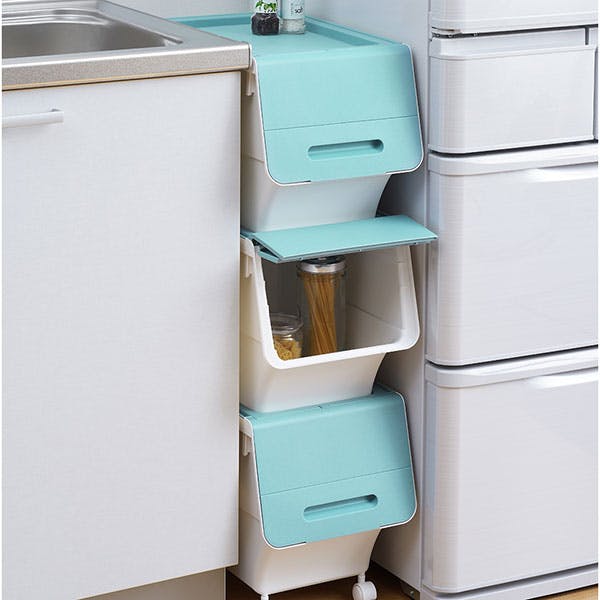 SANKA squ+ サンカ フロック 重ねて使える蓋付き衣装ケース froq fr