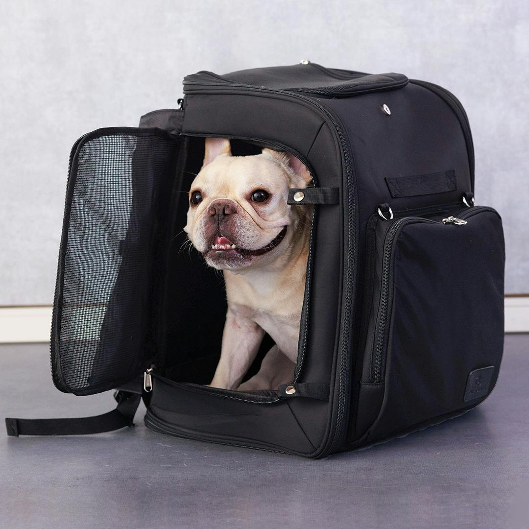 ONEKOSAMA OINUSAMA 3WAYペットキャリーバッグ リュック 犬 猫 グレー