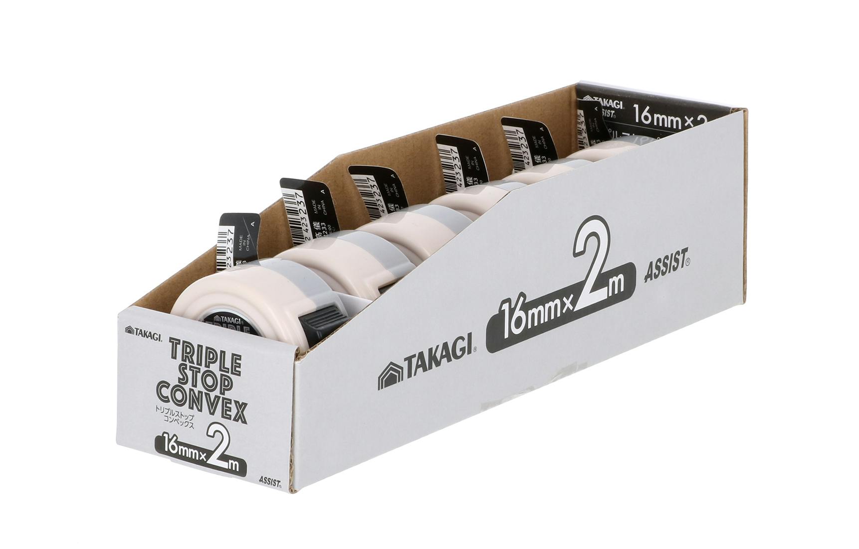 TAKAGI 高儀 トリプルストップコンベックス 16mm×2m 4907052423237