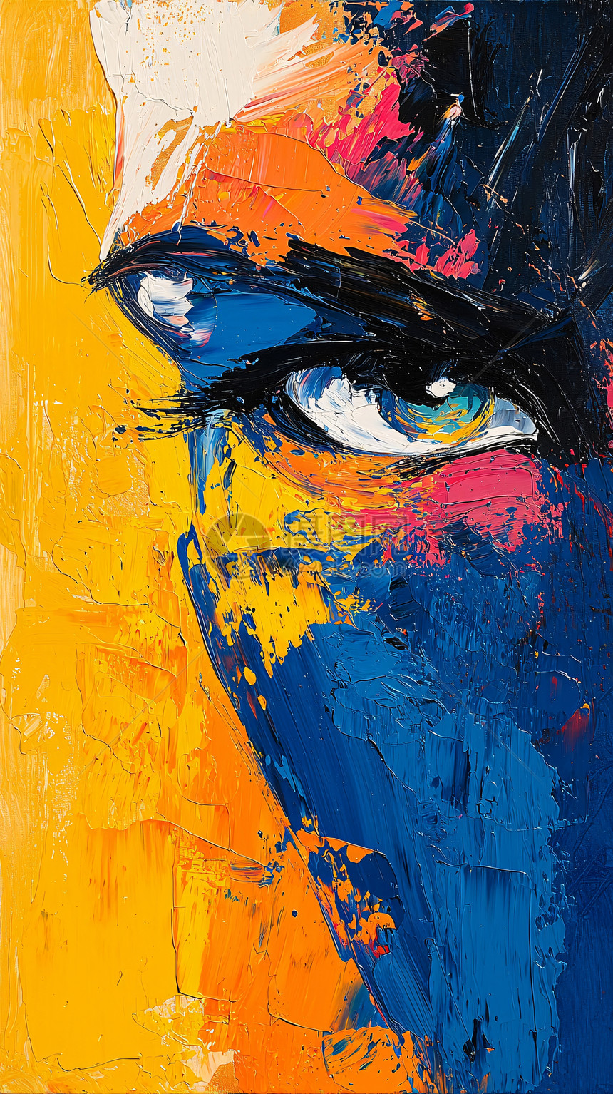 抽象油彩画 抽象油彩画 抽象油彩画 抽象油彩画 ZX.纯手绘侘寂风高级