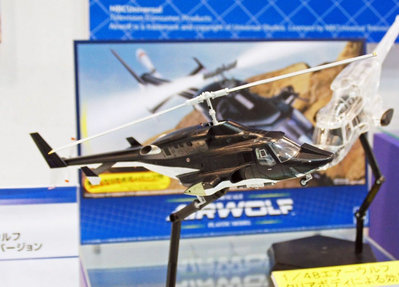 AIRWOLF 1/48スケールダイキャストモデル エアーウルフ クリアボディ付