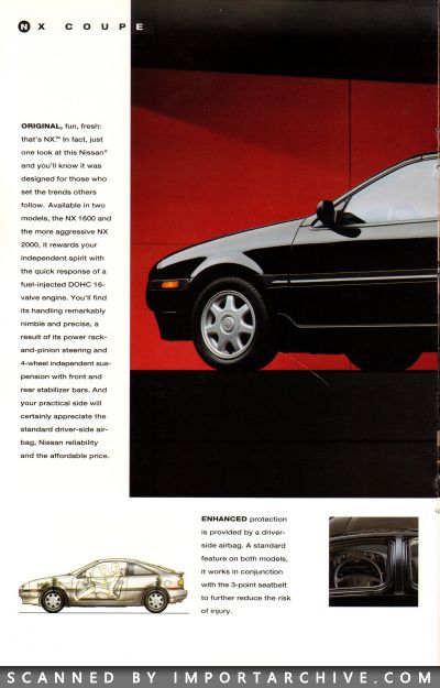 1992 Nissan Full Lineup Brochure - ImportArchive