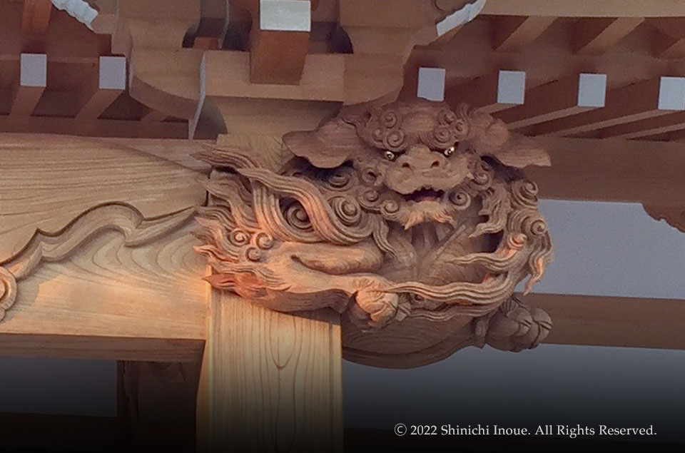 木鼻 - 井上木彫刻工房