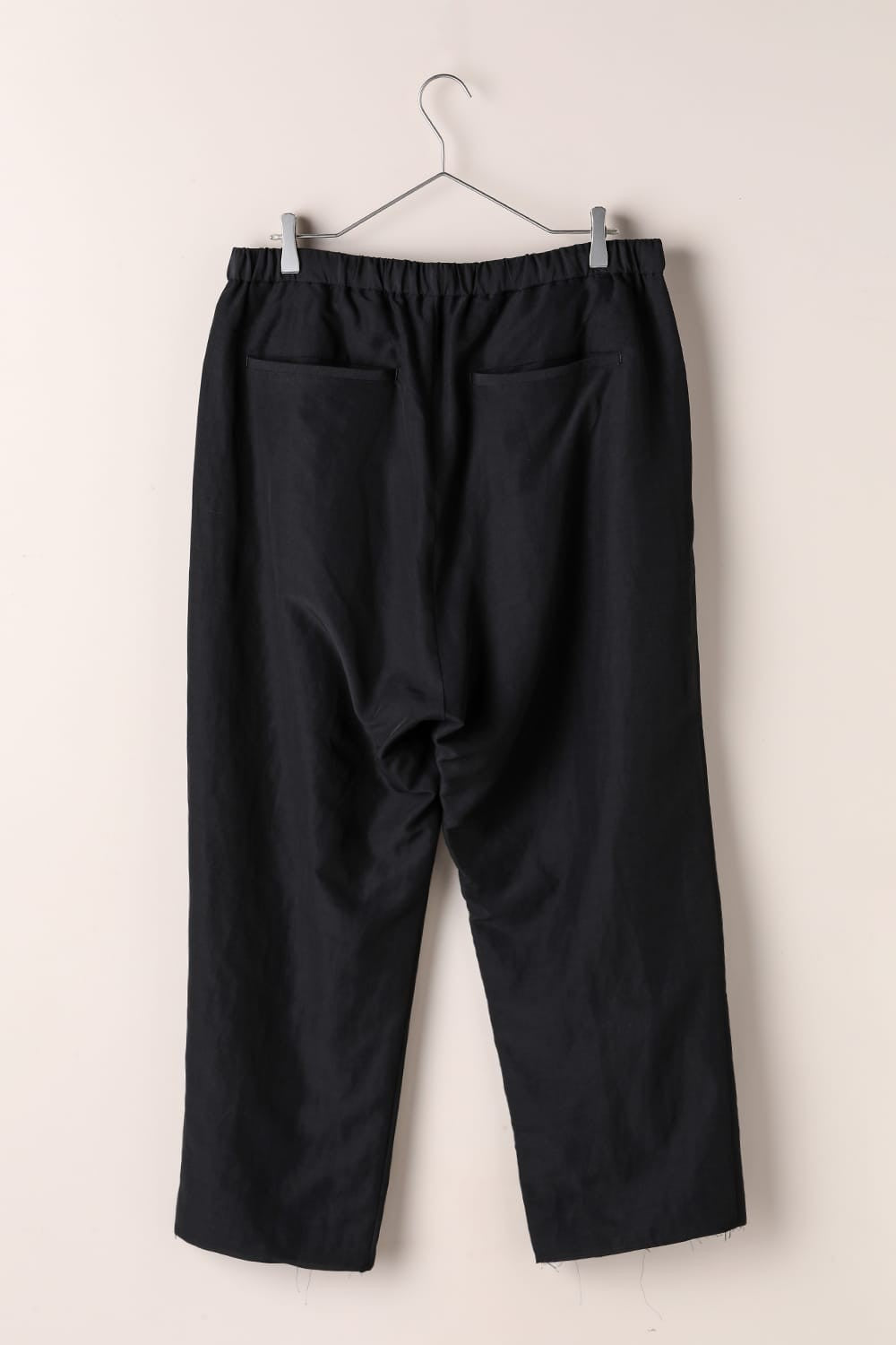 individual sentiments ブラック リネン サルエルパンツ individual