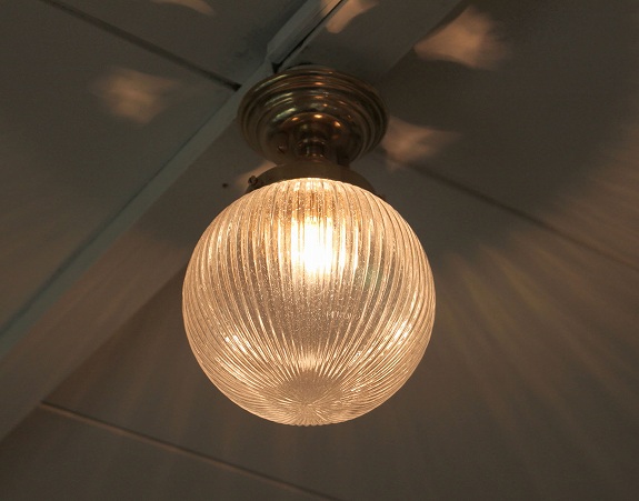 大正時代 Z13【大正ロマン】昭和レトロ オイルランプ 乳白 手描き小花