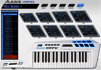 ALESIS VORTEX WIRELESS 2 ショルダーキーボード 製品情報：VORTEX