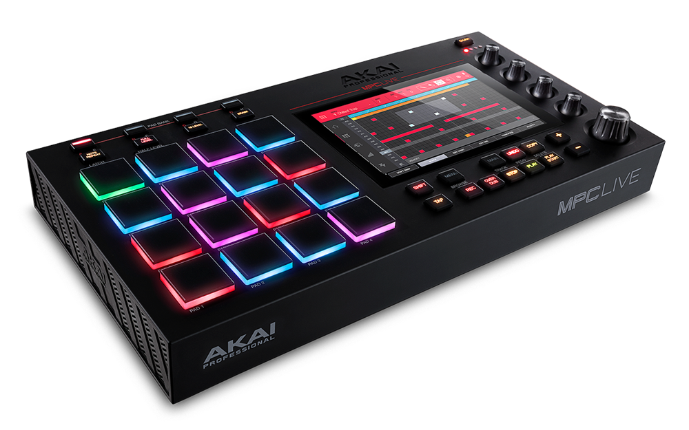 AKAI「MPC Live」発表！ スタンドアロンで動作するコンパクトなMPC