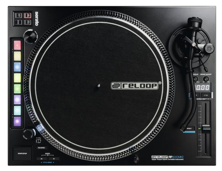 Reloop RP-8000 MK2 | ハイブリッドDJターンテーブル インストゥル
