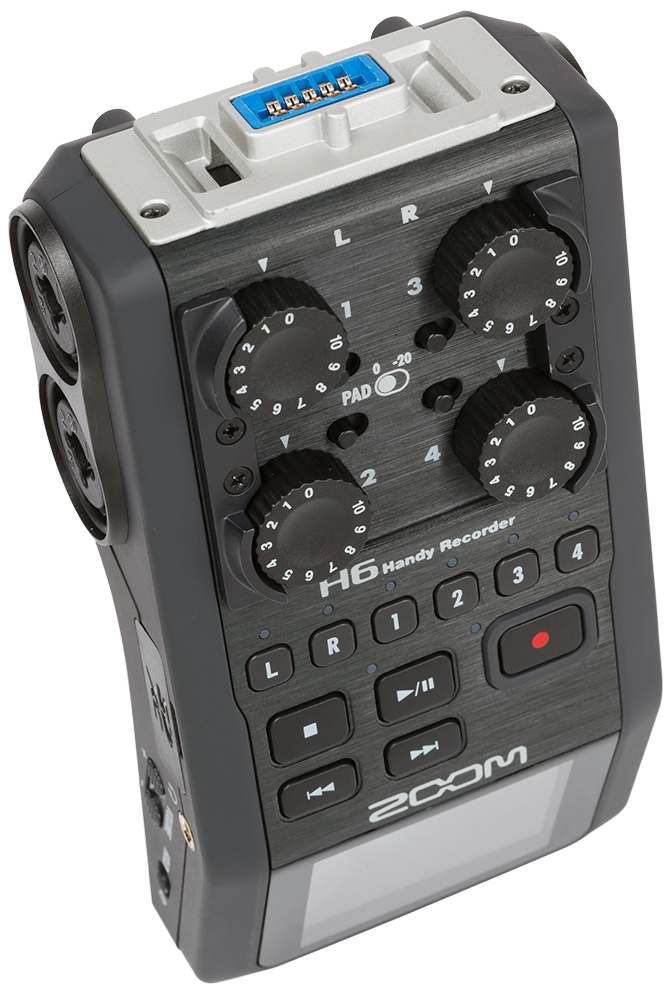 ZOOM H6 Handy Recorder | シーンに応じてマイクユニットを交換できる