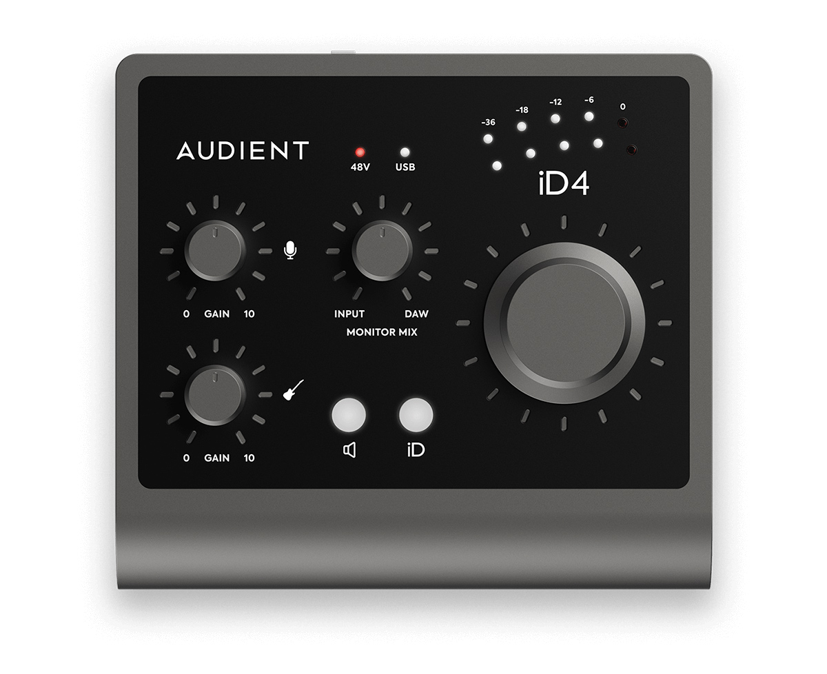 Audient iD4mkII | コンパクトな2in/2out USB 3 .0 対応オーディオ
