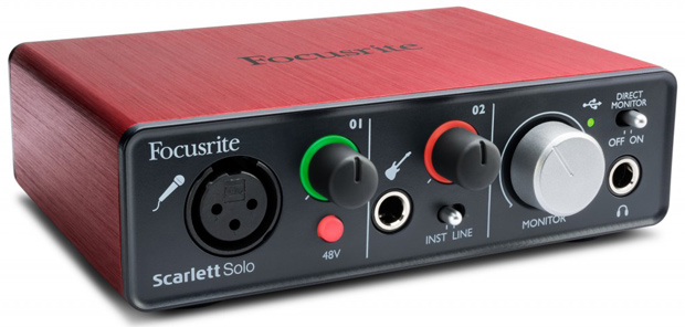 Focusrite Scarlett Solo Studio Pack レコーディングに必要なすべてを