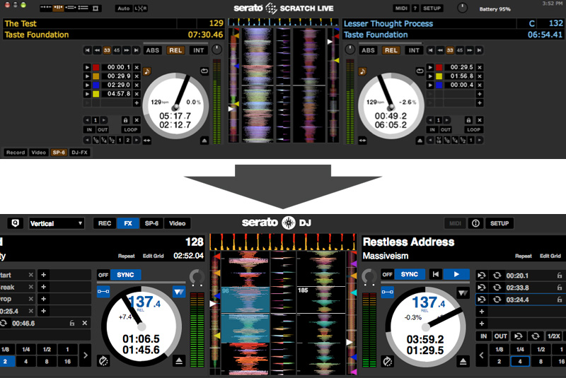 Serato Scratch Live ユーザー向け 「Serato DJ」移行について