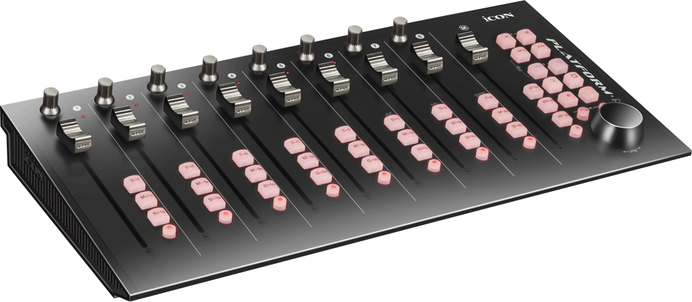 iCON PLATFORM M+ 発売！多くのDAWと連携するコントロールサーフェイス