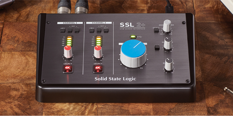 Solid State Logic ( SSL ) SSL 2 / SSL 2+ | 同社初の小型オーディオ