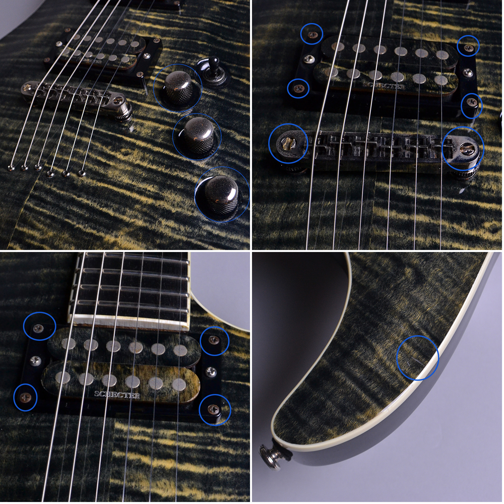 入荷情報】SCHECTER – C-1 Diamond Series Exotic Star Snow Leopard