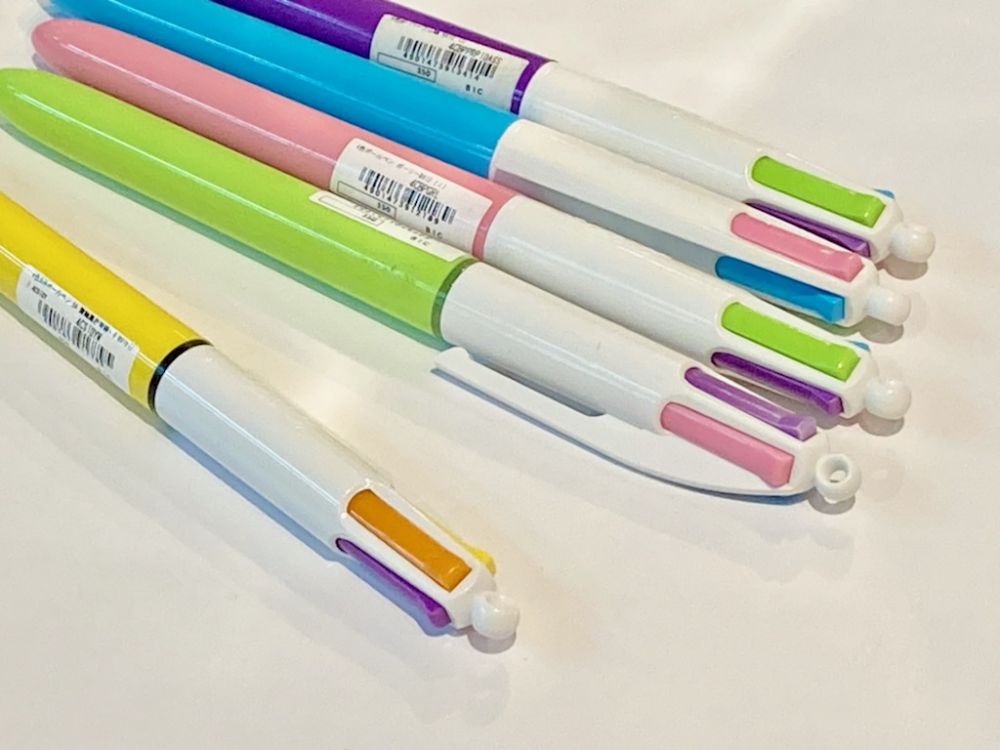 ニッポンマーケット｜フランス生まれ「Bic」の定番☆ 4色ボールペンの