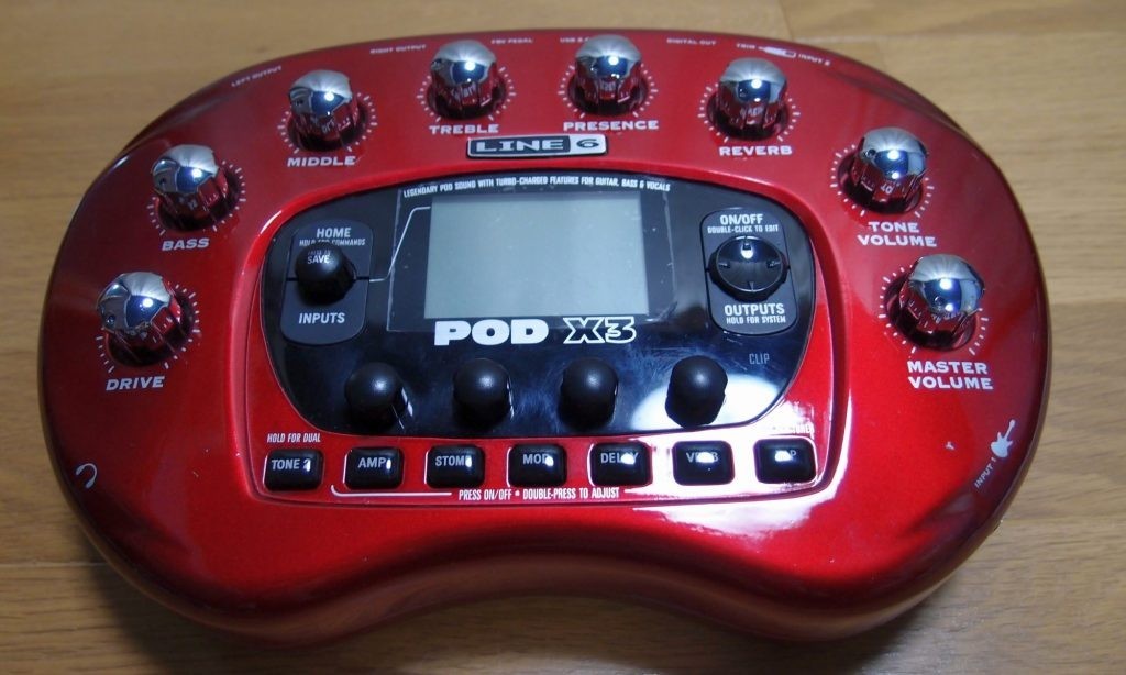 後継機とは違ったメリットがあるアンプシミュレーター LINE6 POD X3