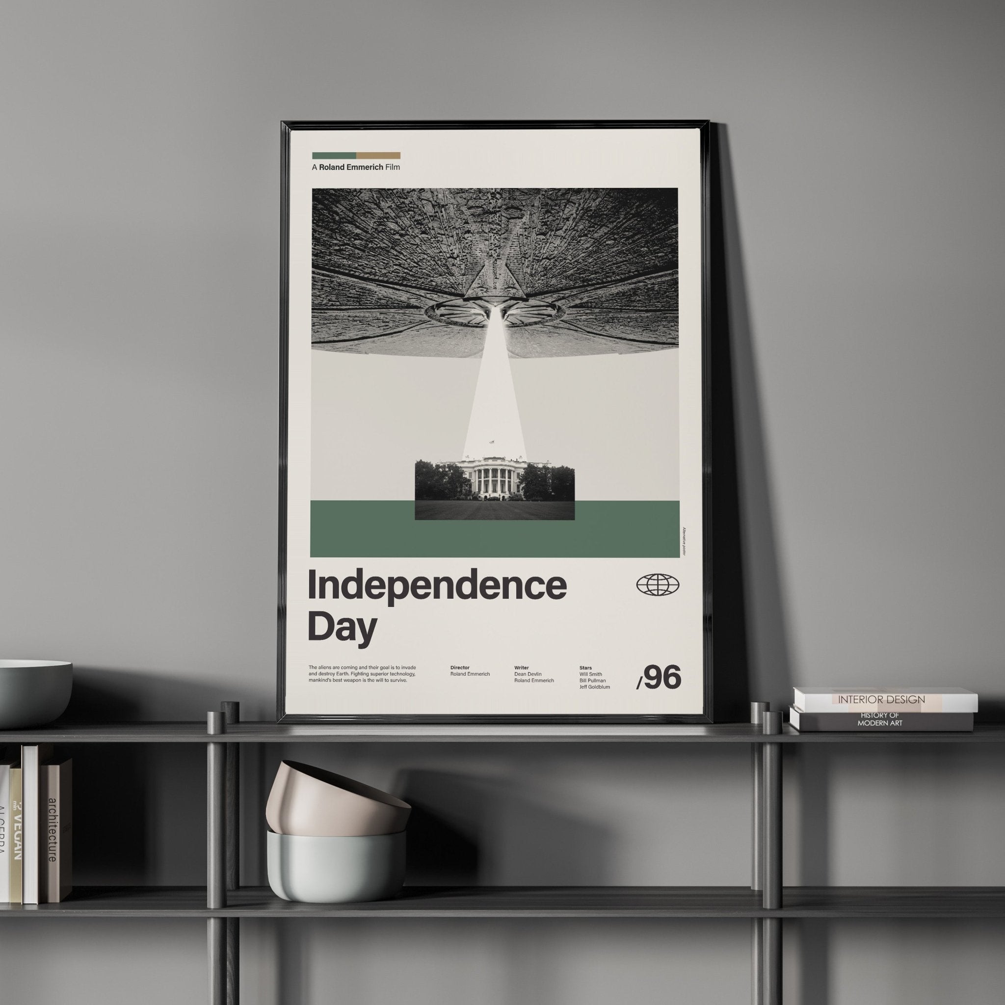 インデペンデンス・デイ」ミニマリストアートポスター – Ink Jp