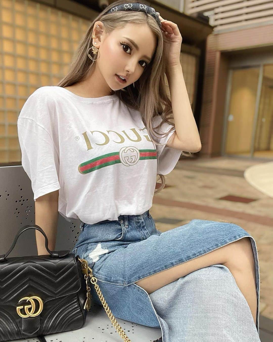 GUCCI デニム カチューシャ GUCCI デニム カチューシャ 【公式通販】