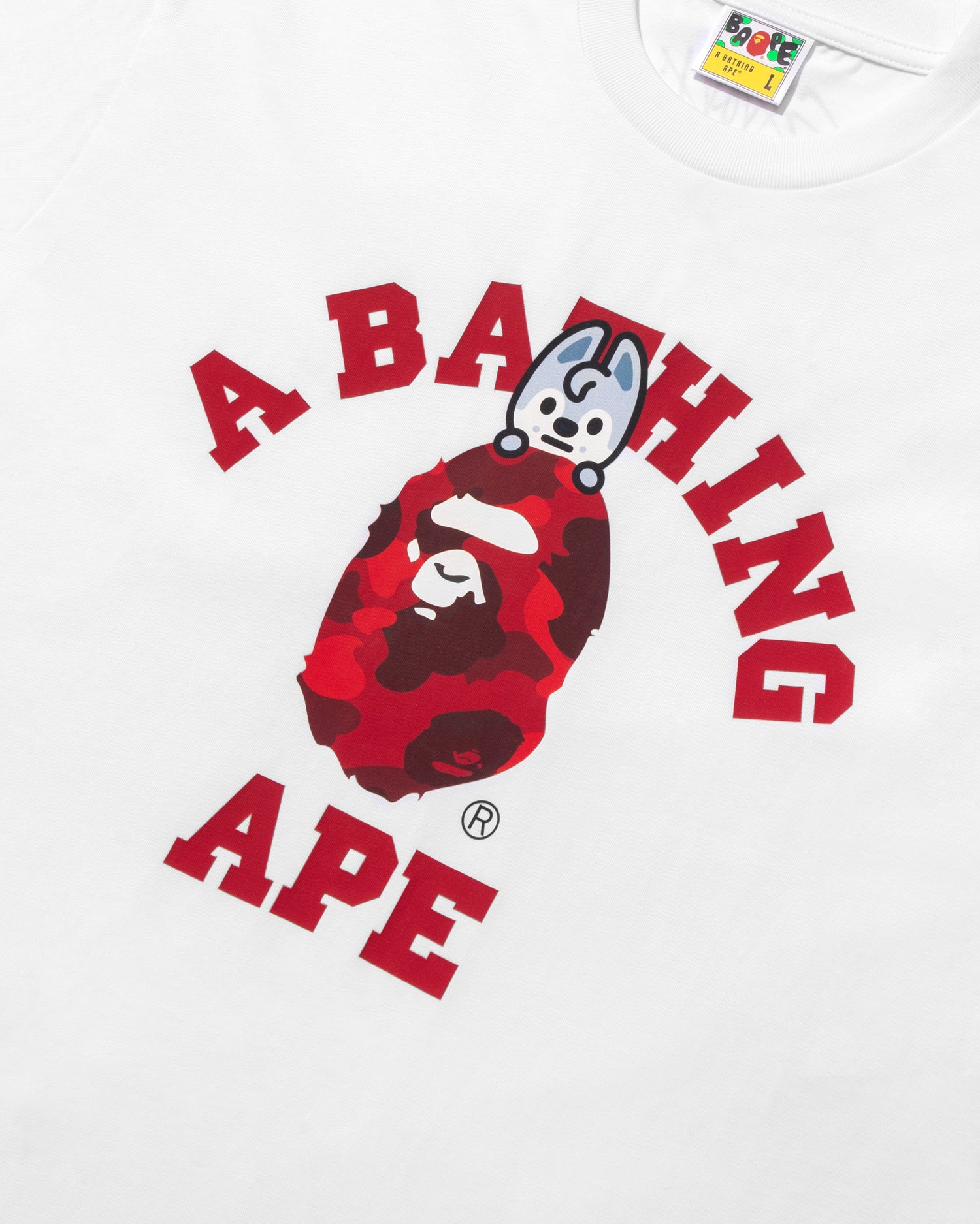 A BATHING APE® BAPE X Straykids Wolf Chan College Tee | Bape