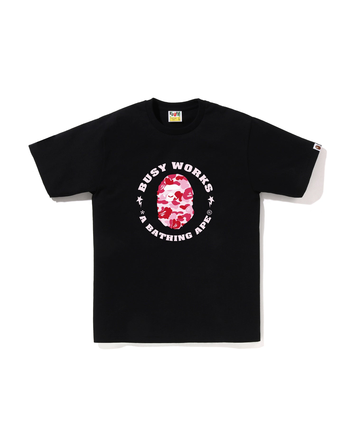 A BATHING APE® Abc Camo Busy Works STA Tee | Bape official website