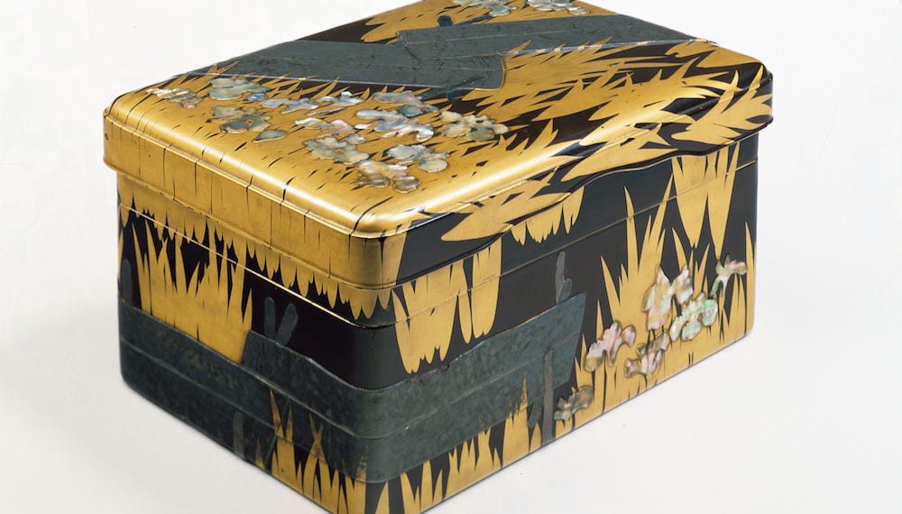 尾形光琳「八橋蒔絵螺鈿硯箱」見どころ完全解明！ ｜ 和樂web 美の国