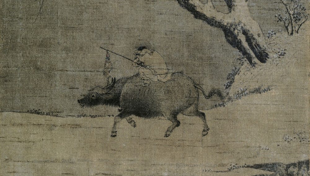 故宮名画 風、雨帰牧図 国立故宮博物院-国宝鑑賞