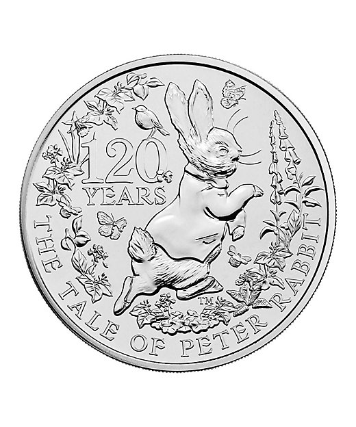 ☆ピーターラビット公式出版120周年記念5ポンド白銅貨 | ROYALMINT