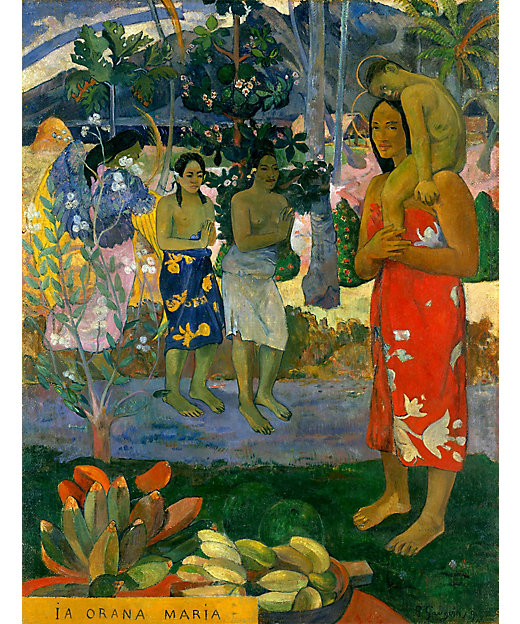 ゴーギャン＞イア・オラナ・マリア（リトグラフ）