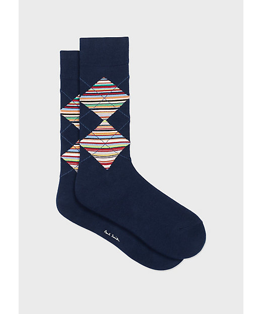 4、7 3足セットポールスミスカジュアルソックス 黒 4、7 3足セット