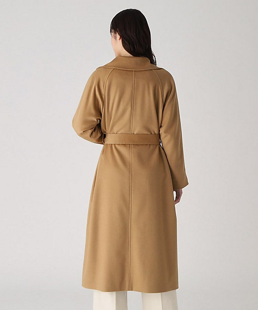 ◇【カシミヤ100％／日本製】大人のリラックス感あるガウンコート