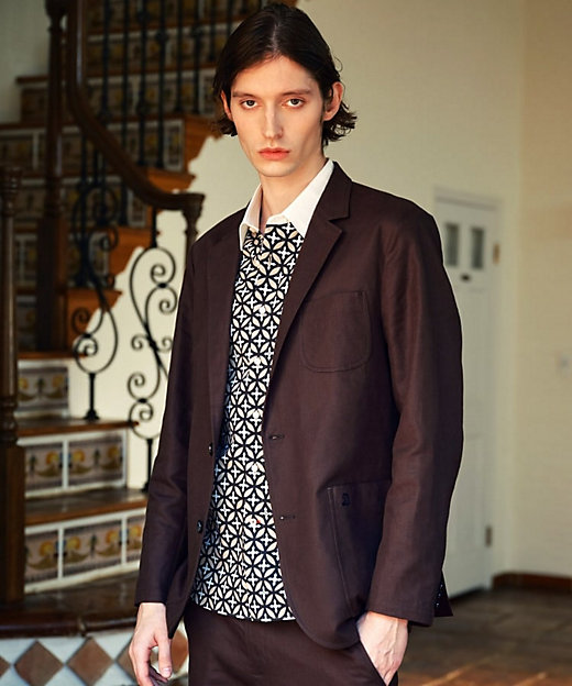 オーバーラップサークル クレリックシャツ（2002365096