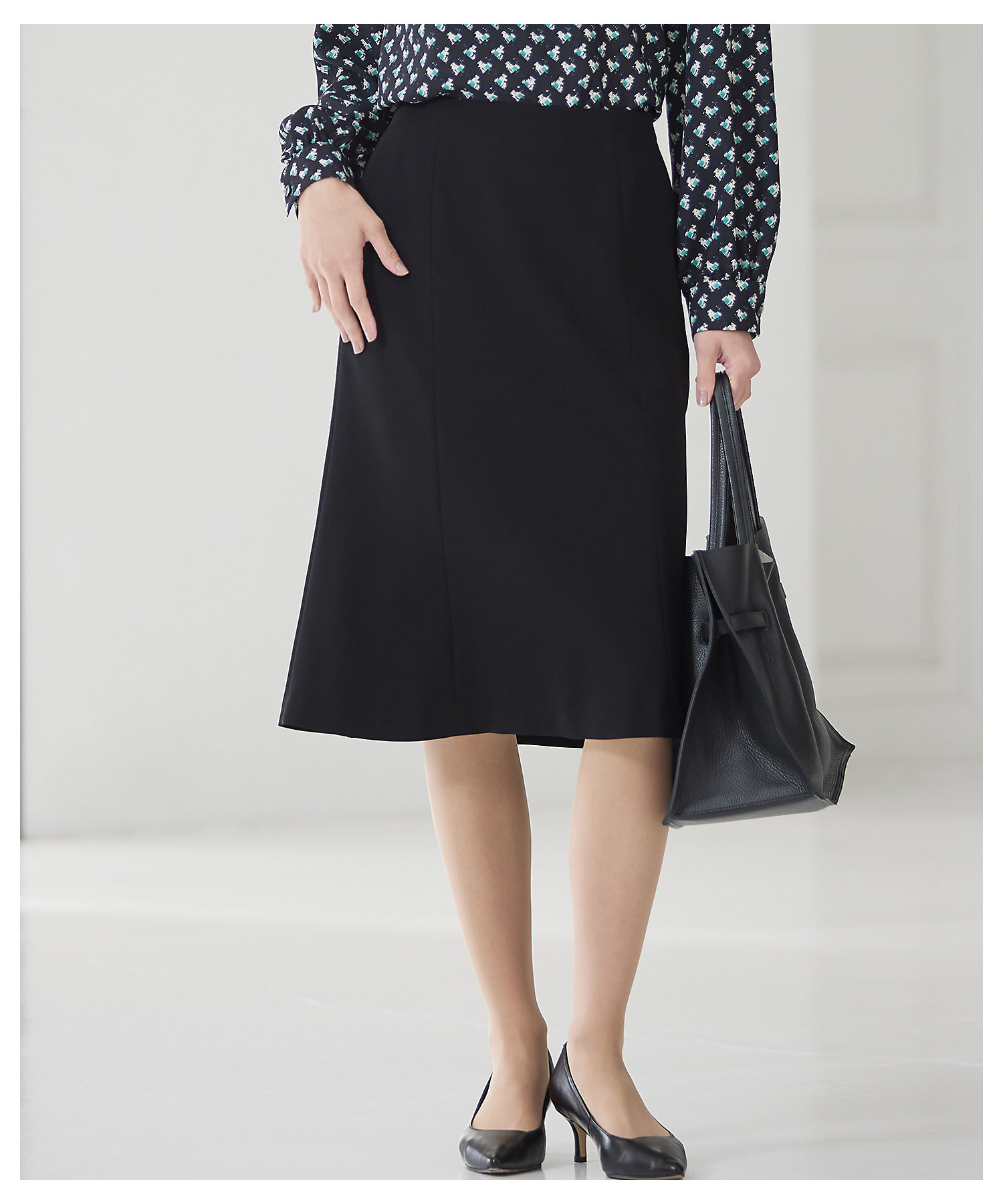 セットアップ対応】トリアセダブルジョーゼット スカート