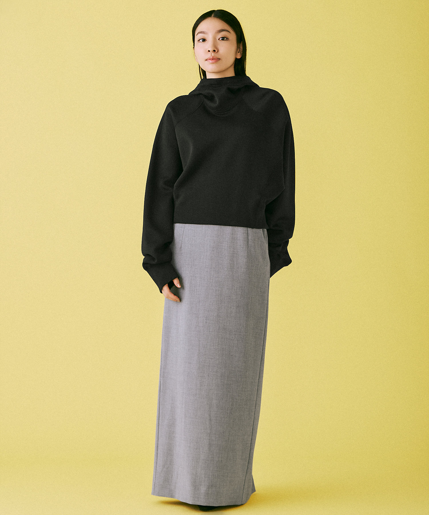 Double Face Jersey Relaxed Hoodie