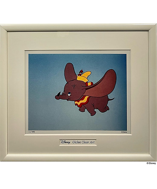ダンボ ピンバッジ 絵画 ☆【受注生産】Flying Dumbo | ディズニー アート