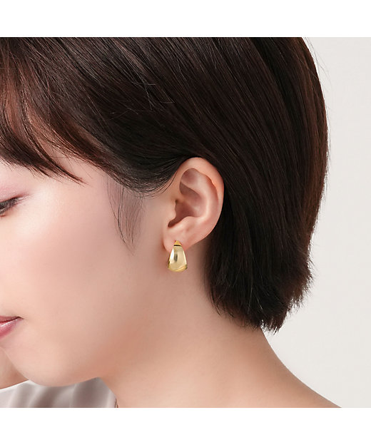ゴールド フープ ピアス AGVA1584 YG | Vendome Aoyama