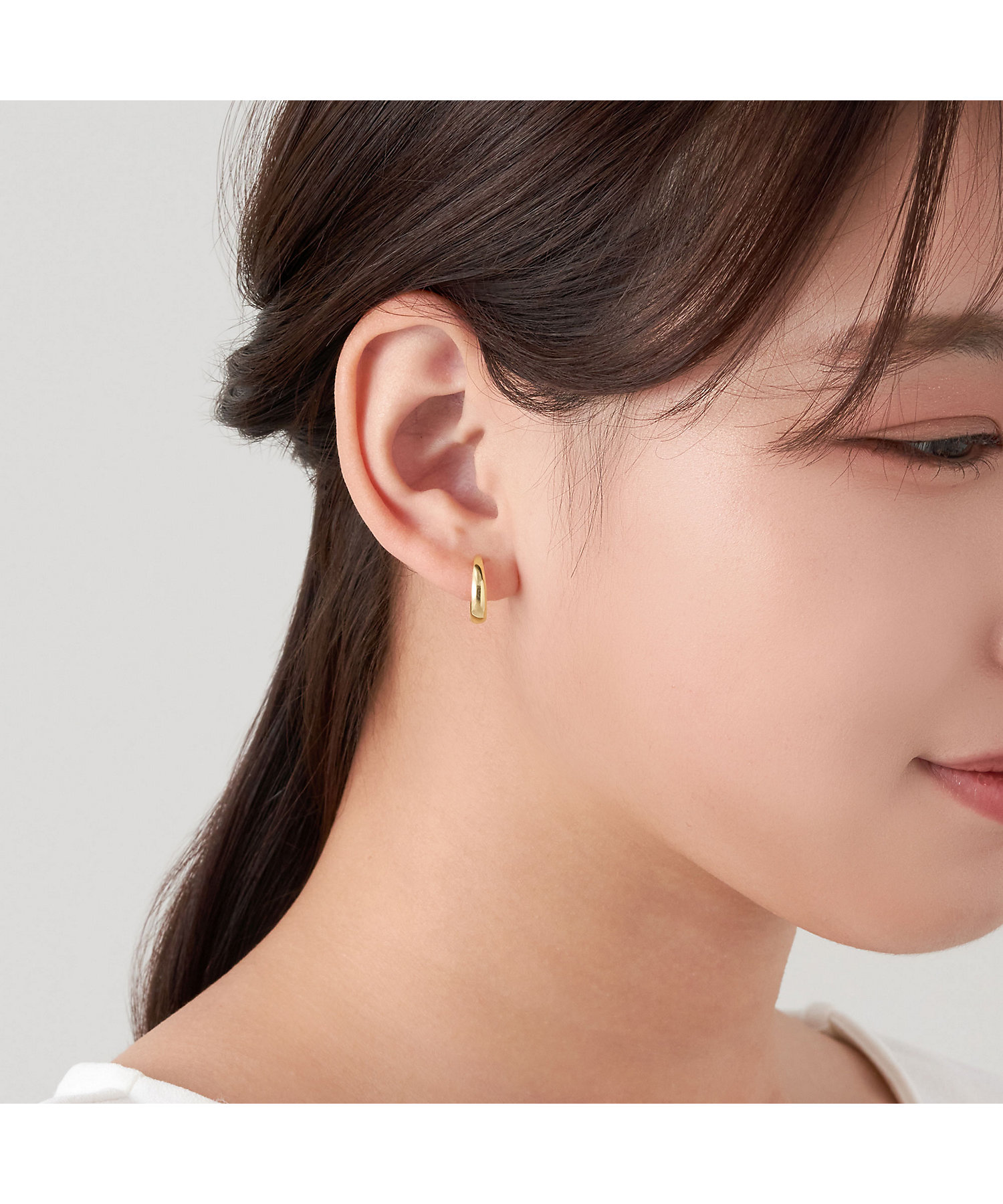 ゴールド フープ ピアス AGVA1594 YG | Vendome Aoyama