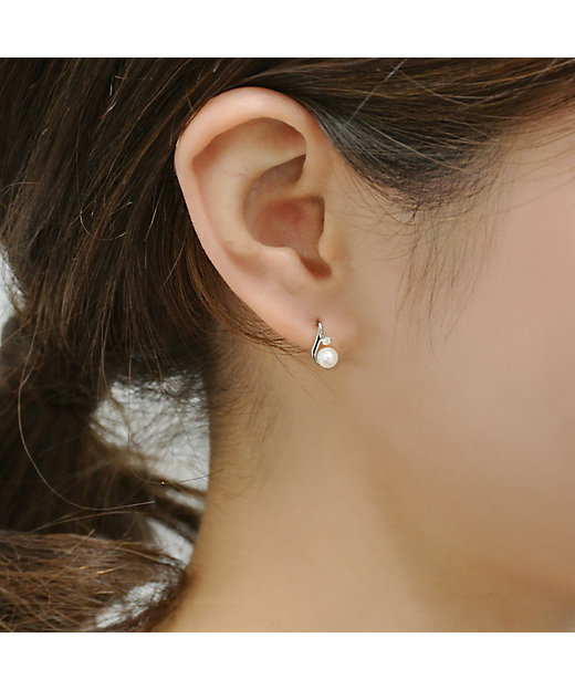 プラチナパールピアス | Vendome Aoyama (Women)/ヴァンドーム青山