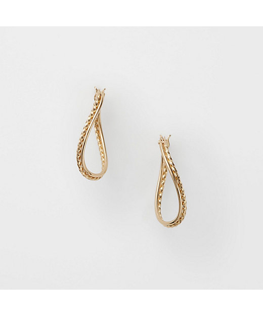 agete K18フープピアス 片耳のみ K18 フープ ピアス | agete/アガット