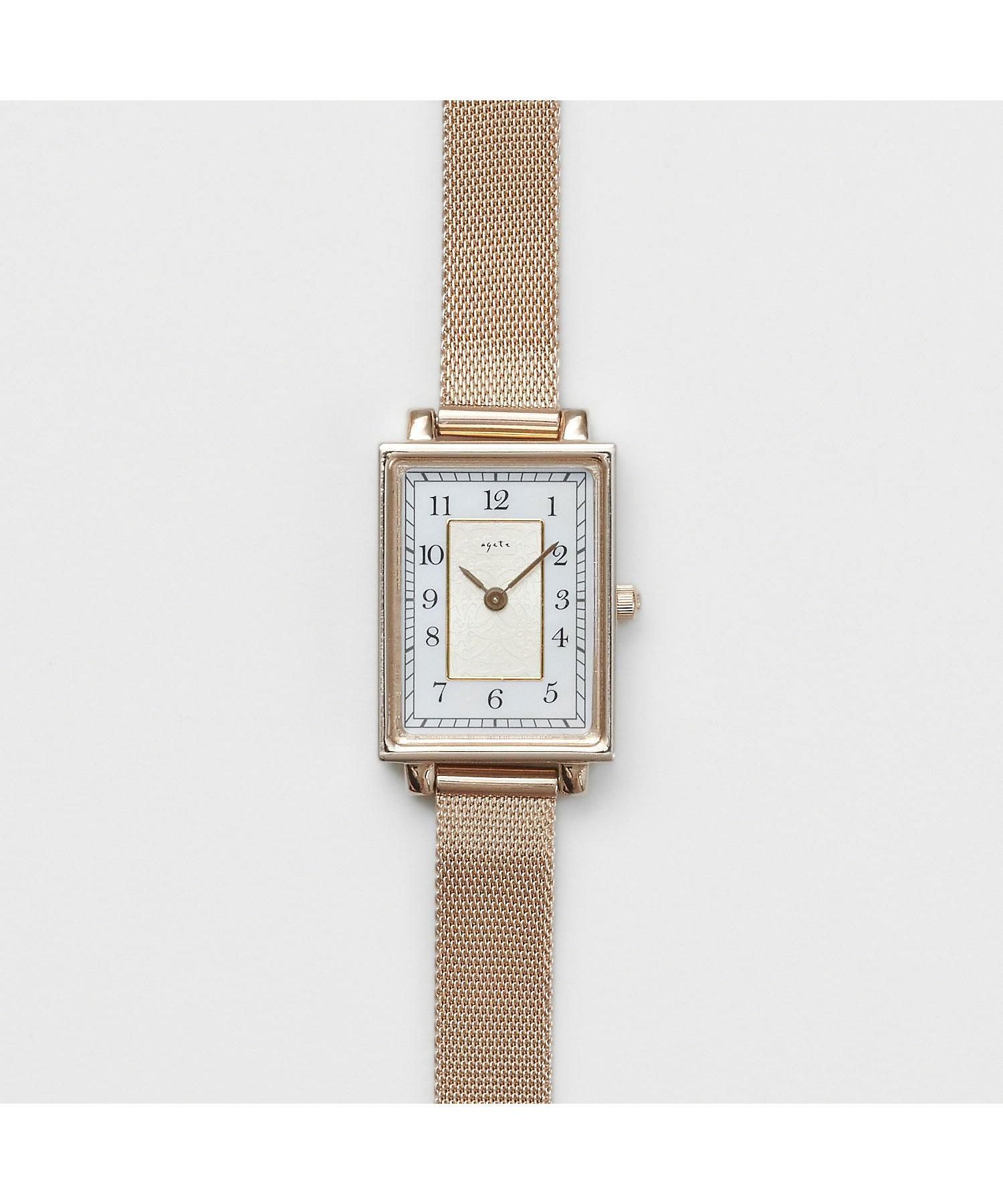 美品⭐︎ agete ドレスウォッチ ゴールドメッシュベルト