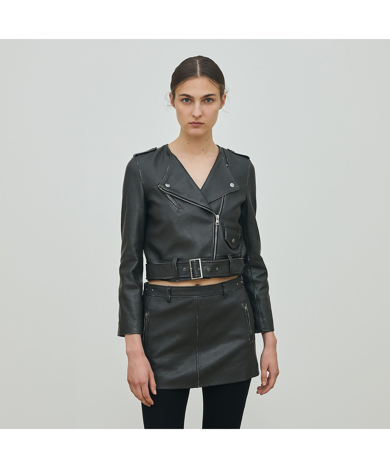 ヴィンテージレザー ライダースジャケット | maison TOMORROWLAND