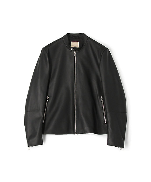 別注】DENIM×TOMORROWLAND ラムレザー シングル