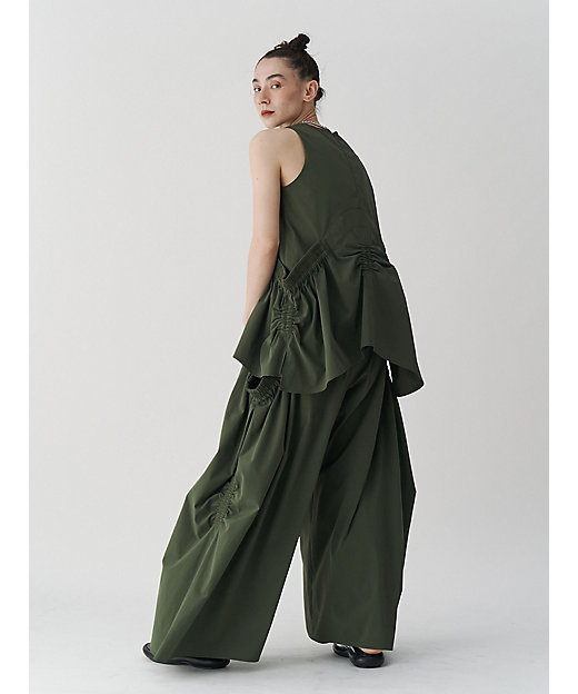 ROUND GATHER WIDE PT【セットアップ着用可能