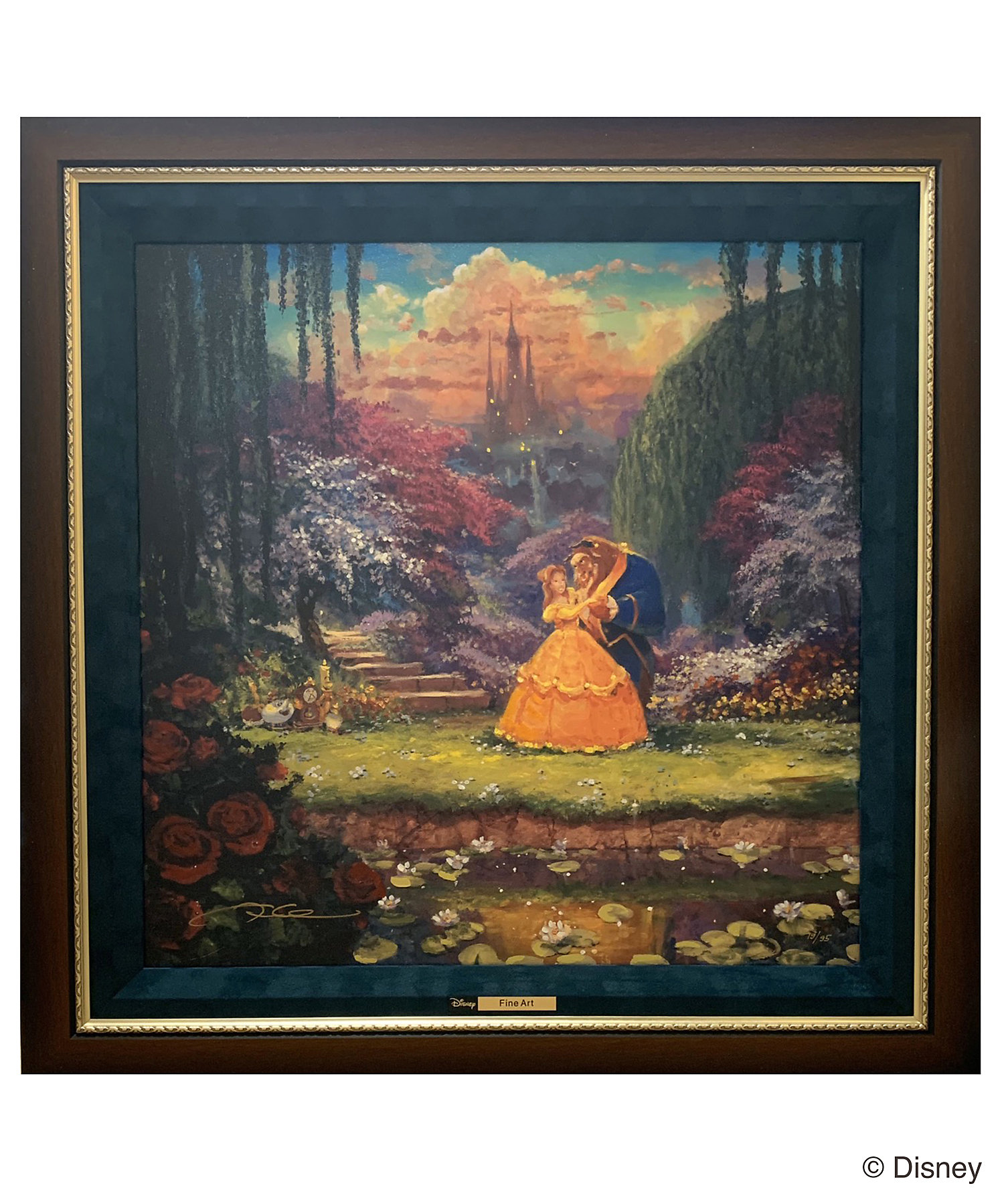 ジェームス・コールマン Disney秋の風景 油彩画 ジェームス