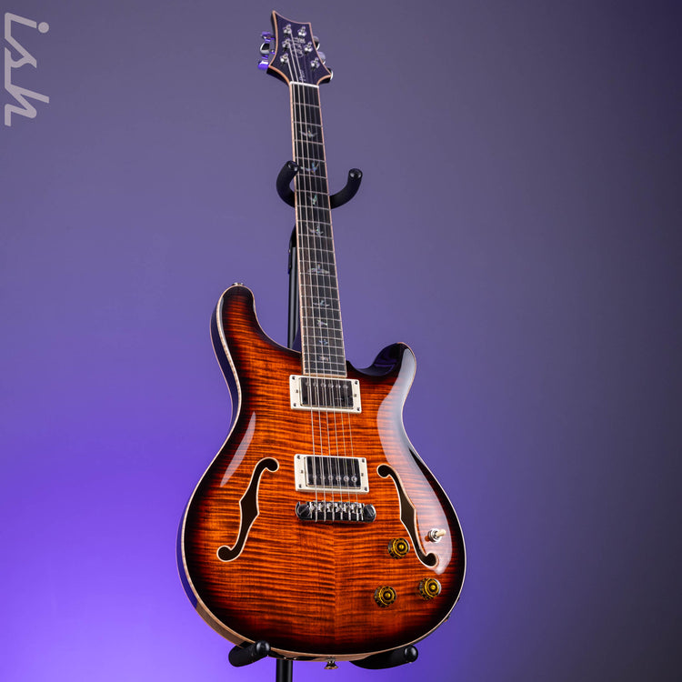 PRS SE Hollowbody II Piezo Orange Tiger Smokeburst *2025 Release